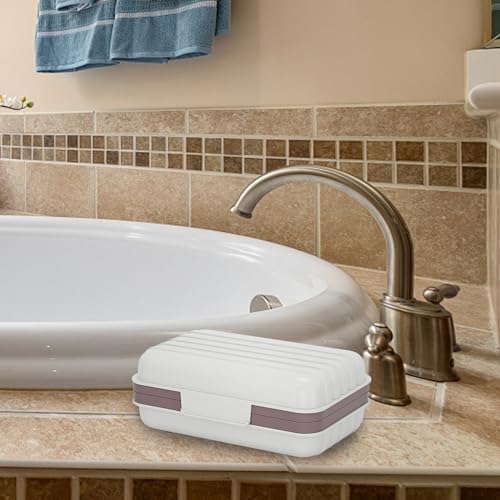 BILIKEYU Leakproof Travel Soap Dish with Lid