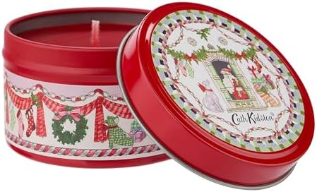 Cath Kidston Festive Tin Candle 100g Red Berry Cedar 1