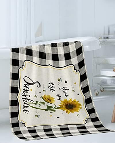 Chees D Zone Farm Floral Bumble Bee Bath Towel Set 1