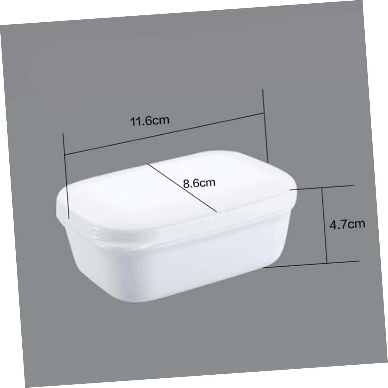 PRETYZOOM Leakproof Soap Box with Drainer for Bathroom and Travel