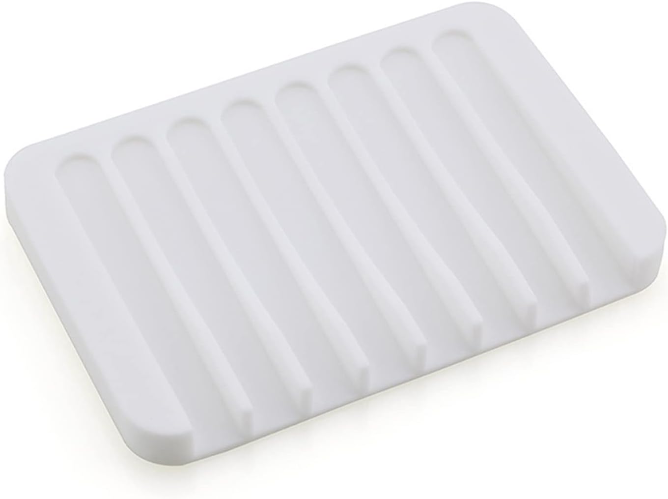 2Pcs Premium Silicone Soap Holder with Waterfall Design
