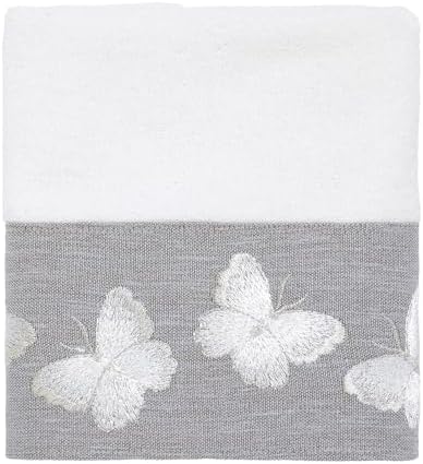 Avanti Linens 3pc Towel Set - Soft Cotton Towels Yara Collection White