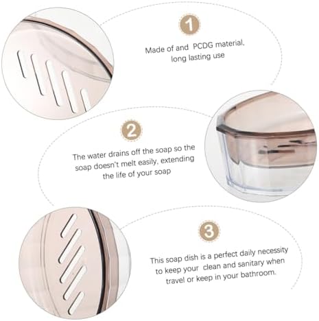 1Pc Creative Soap Draining Dish for Bathroom 1
