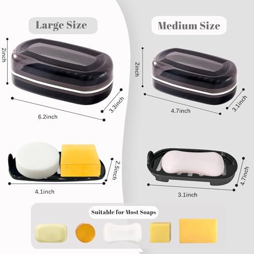 Xohairp Soap Case Leakproof Holder for Travel