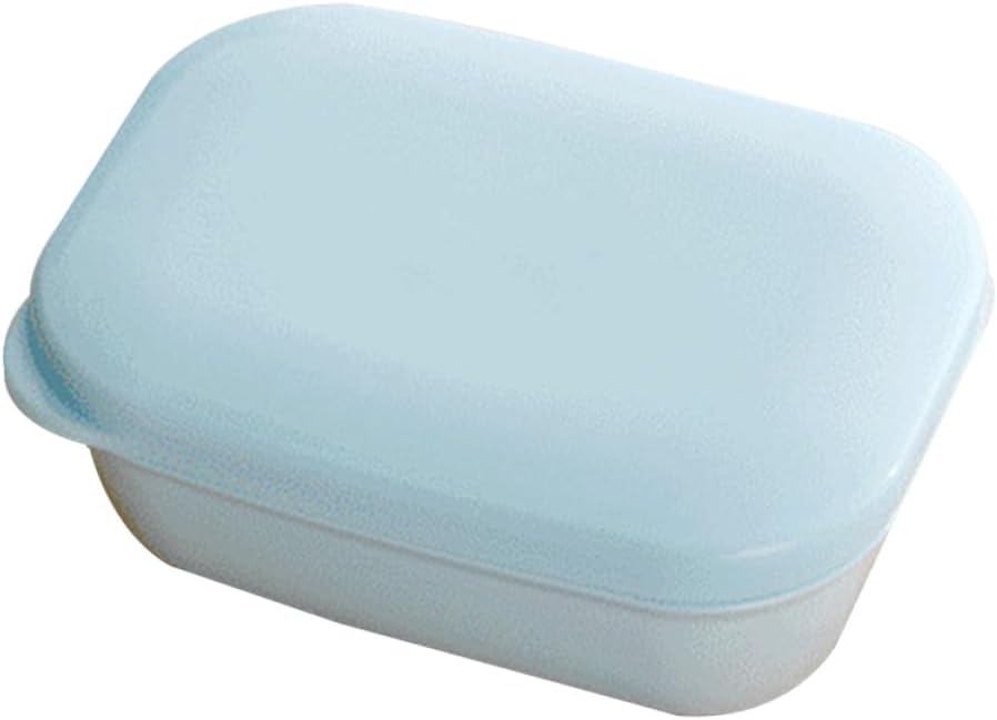 PRETYZOOM Leakproof Pp Soap Dish for Bathroom and Travel