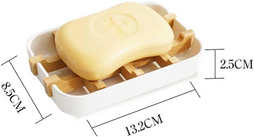 Teensery Bamboo Soap Dish with Detachable Insert