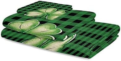 ZOE GARDEN Green Shamrock Microfiber Towel Set