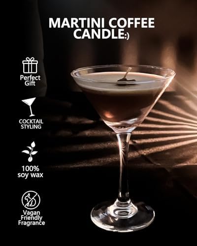 Coffee Martini Candles Unique Gift for Women Men