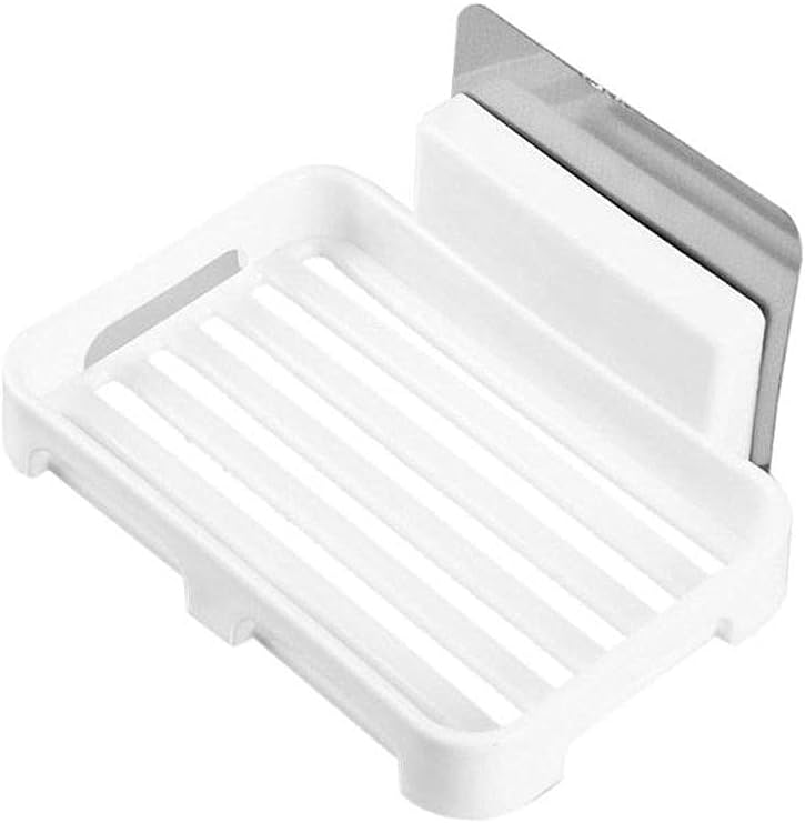1PCS Plastic Soap Box for Bathroom Durable Wall Mounted Holder