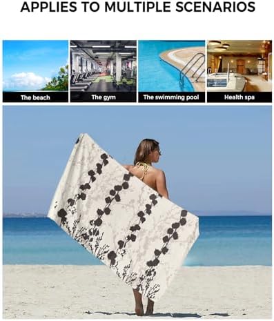 Smile Sunflower 3 Pk Bath Towels Set Fall Gray Black Design