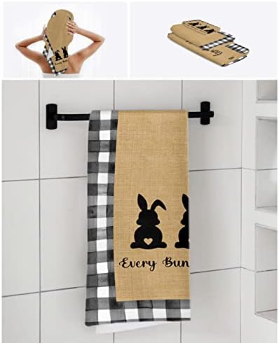 ZOE GARDEN Easter Bunny Bathroom Towel Set 1
