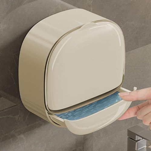 Yiwula Waterproof Soap Dish with Flip Lid
