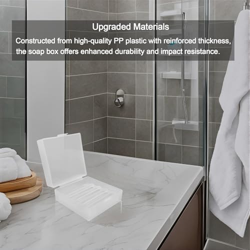 Vonpri Travel Soap Container with Draining Layer