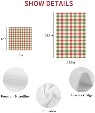 Falaniique Christmas Waffle Towel Set of 3