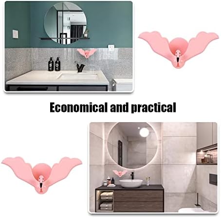 Flamingo Soap Dish Wall Mounted Holder for Home Kitchen Bathroom