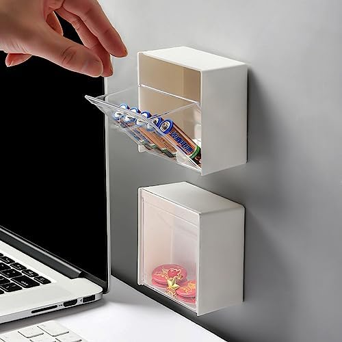 Bathroom Cotton Ball Holder with Transparent Window