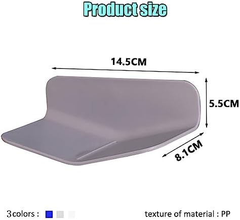 Self-Draining Shower Soap Holder No Drilling Strong Viscosity V-Shaped Design