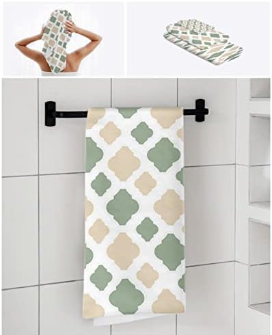 Shine-Home Morocco Geometric Check Towel Set