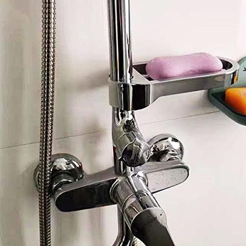YATEASLU 2-Pack ABS Soap Dish Rack with Drainage