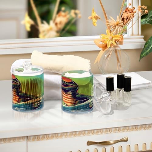 YETTASBIN Dinosaur Clear Storage Jar 2 Pack