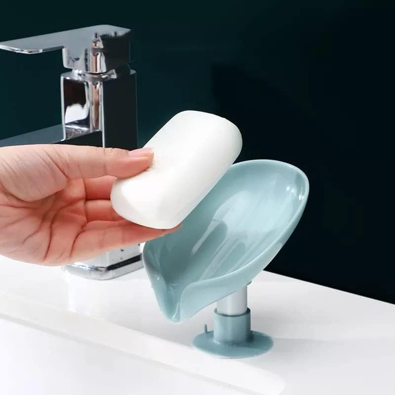 Leaf Shape Soap Dish Holder Green