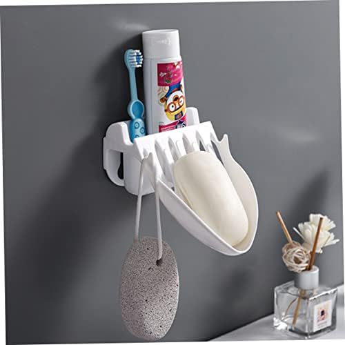 ABOOFAN Wall-Mounted Self Draining Soap Dish Holder