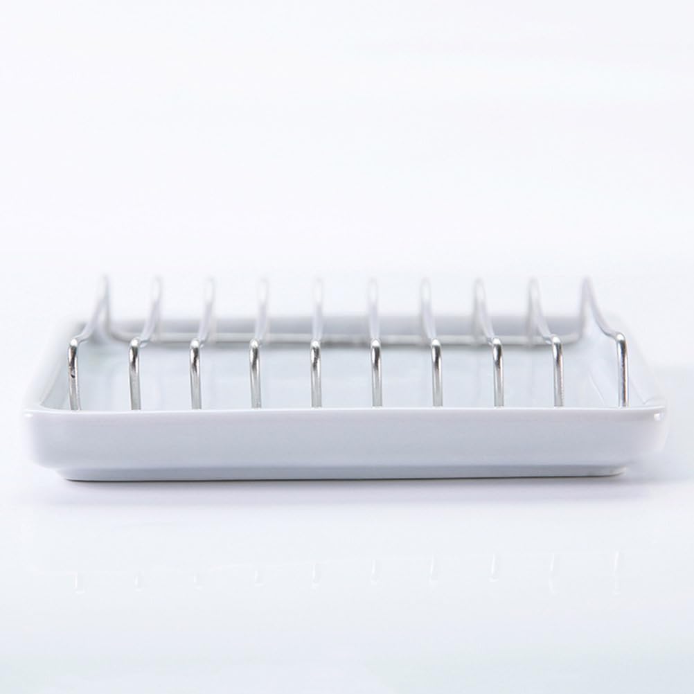 PRETYZOOM 2pcs Stainless Steel Soap Holder
