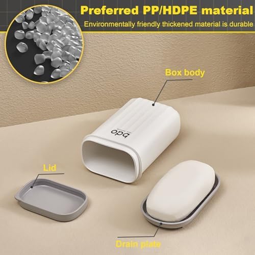 Loyliawa Soap Box Drainage with Dustproof Lid