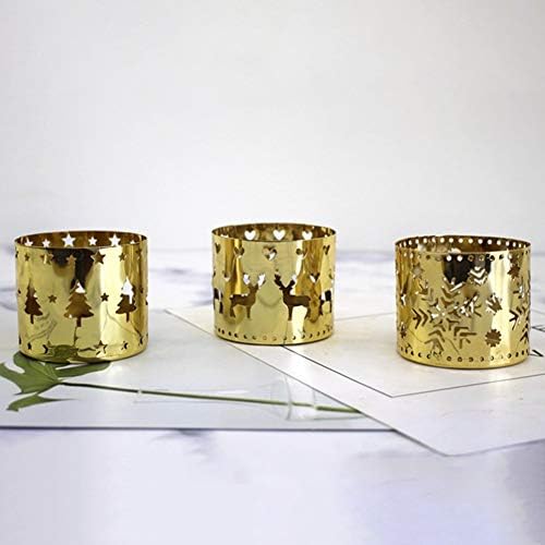 Klun Golden Xmas Tree Candle Holder