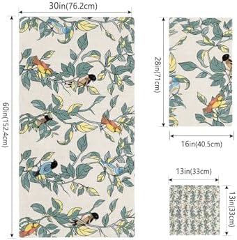 Smile Sunflower 3 Pcs Bath Towel Set Soft Linen Texture