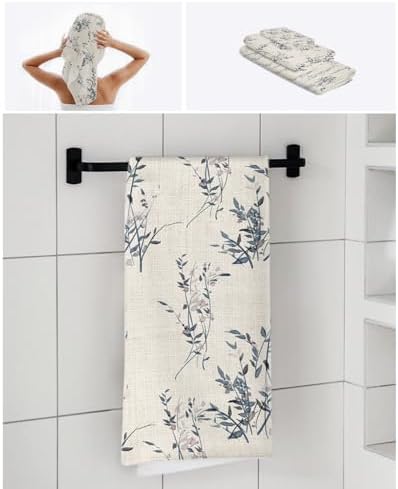 Smile Sunflower 3-Pack Bath Towels Set with Floral Design