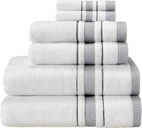 Cotton Towel Set - 6 Pieces Premium Quality The Impression Collection