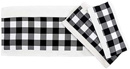 HiEnd Accents Camille 3 Piece Bathroom Towel Set