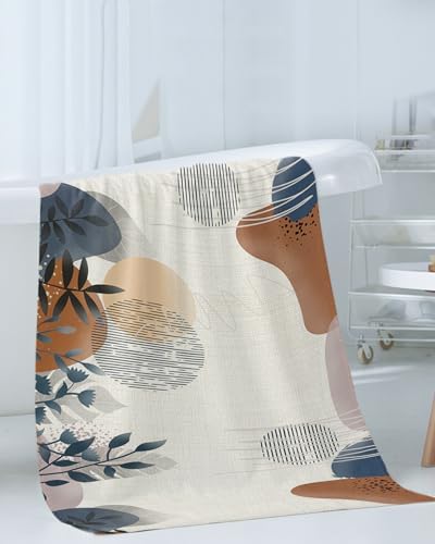 Smile Sunflower 3 Pcs Linen Bath Towel Set