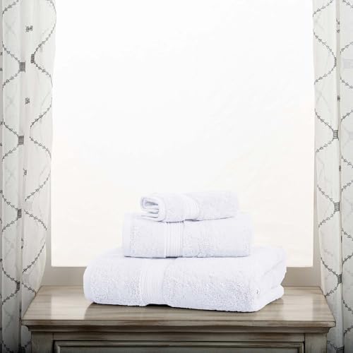 Superior Egyptian Cotton 3-Piece Towel Set White