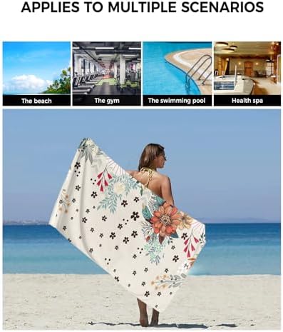 Smile Sunflower 3 Pcs Linen Bath Towels Set