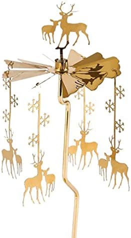 Yalych Rotating Candle Holder with Deer Design
