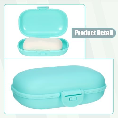 VOCOSTE Travel Soap Dish with Lock Blue