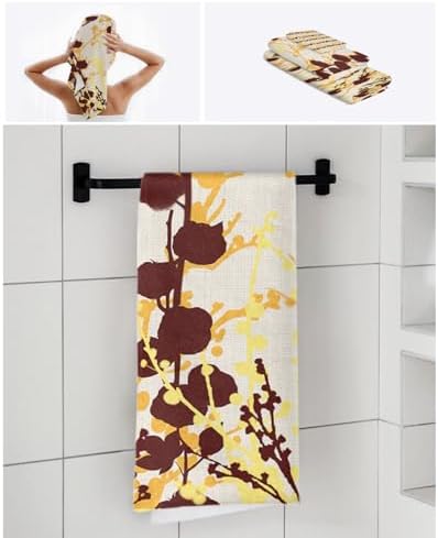 Smile Sunflower 3 Pcs Bath Towel Set Soft Absorbent Towels