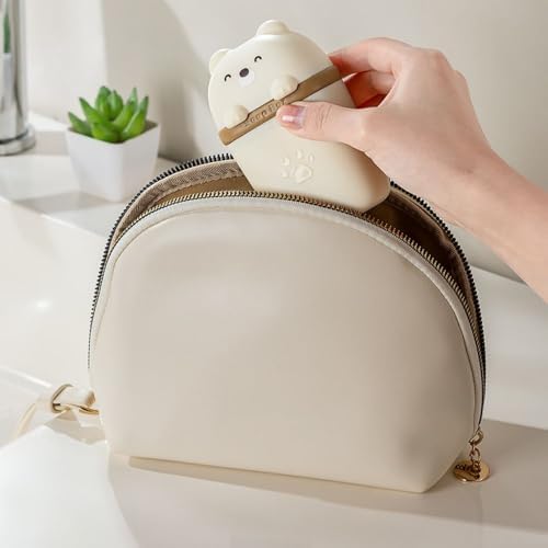 Cartoon Bear Soap Dish Portable Travel Holder