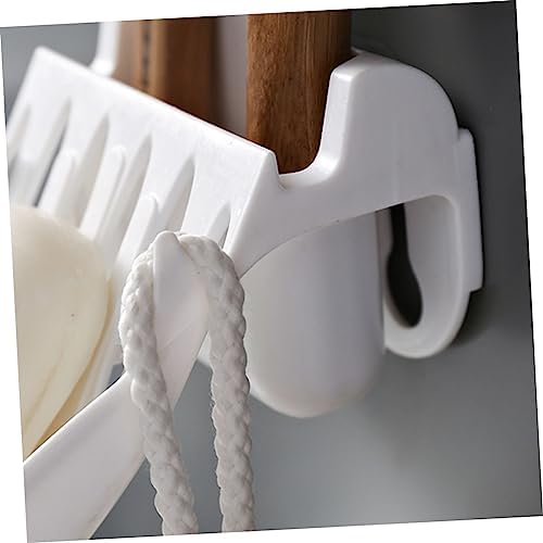 BRIGHTFUFU Wall-Mounted Soap Dish with Draining Holes 1