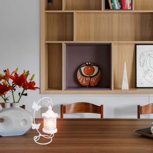 Joyzan Decorative Candle Lantern with Butterfly Hook