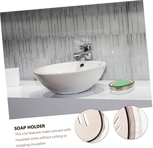 PRETYZOOM Self-Draining Bathroom Soap Dish with Drain