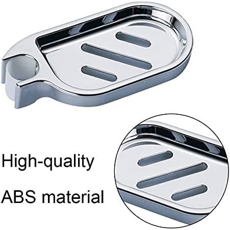 YATEASLU 2-Pack ABS Soap Dish Rack with Drainage