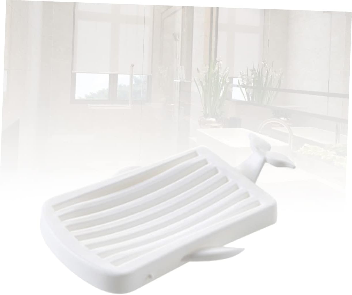 Cabilock Whale-Shaped Soap Dish with Drainage