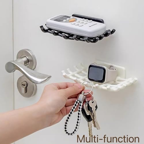 Wall-Mounted Soap Holder with Rattan Design 2 Pack No Drilling Needed