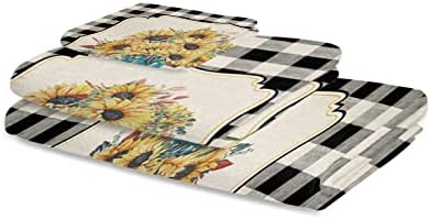 Smile Sunflower 3 Pcs Bath Towel Set 1