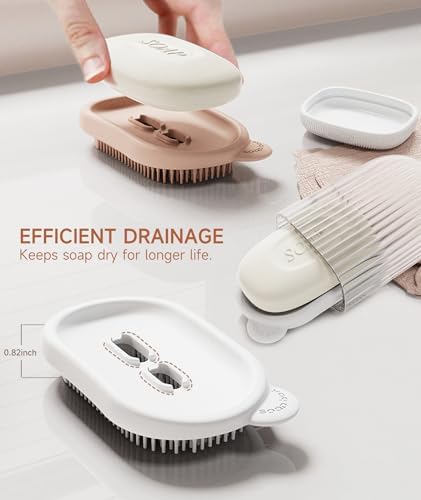 Doter Travel Soap Case with Leakproof Lid and Drainage Tray