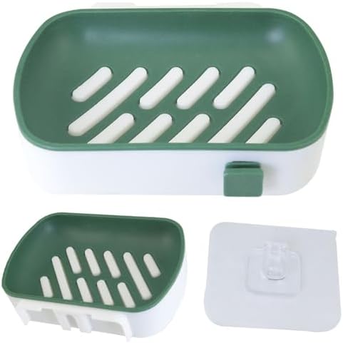 Double Drain Soap Holder with Hook 125x95x3cm