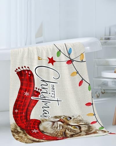Merry Christmas Animal Towel Set of 3